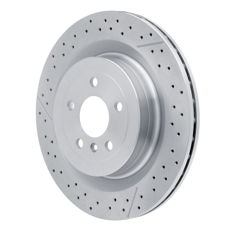 Mercedes-Benz ML63 AMG Brake Rotor (1) - Rear - R1 Concepts - Drilled and Slotted - `12-`19